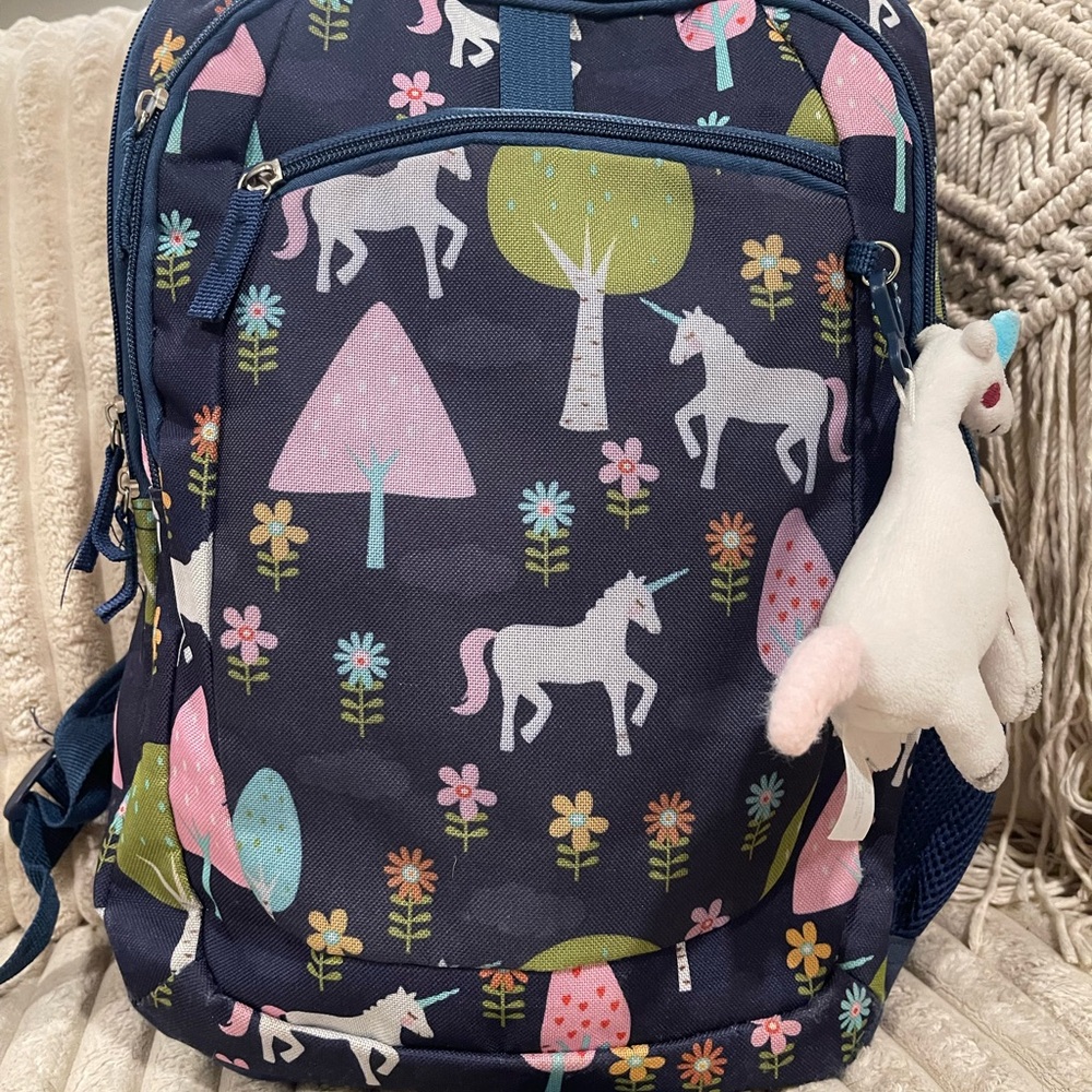 Unicorn Print Kids Backpack